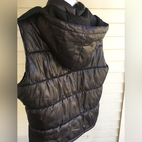 Removable Hood Bubble Vest Sz: Lg 12-14 Gray - Picture 6 of 7